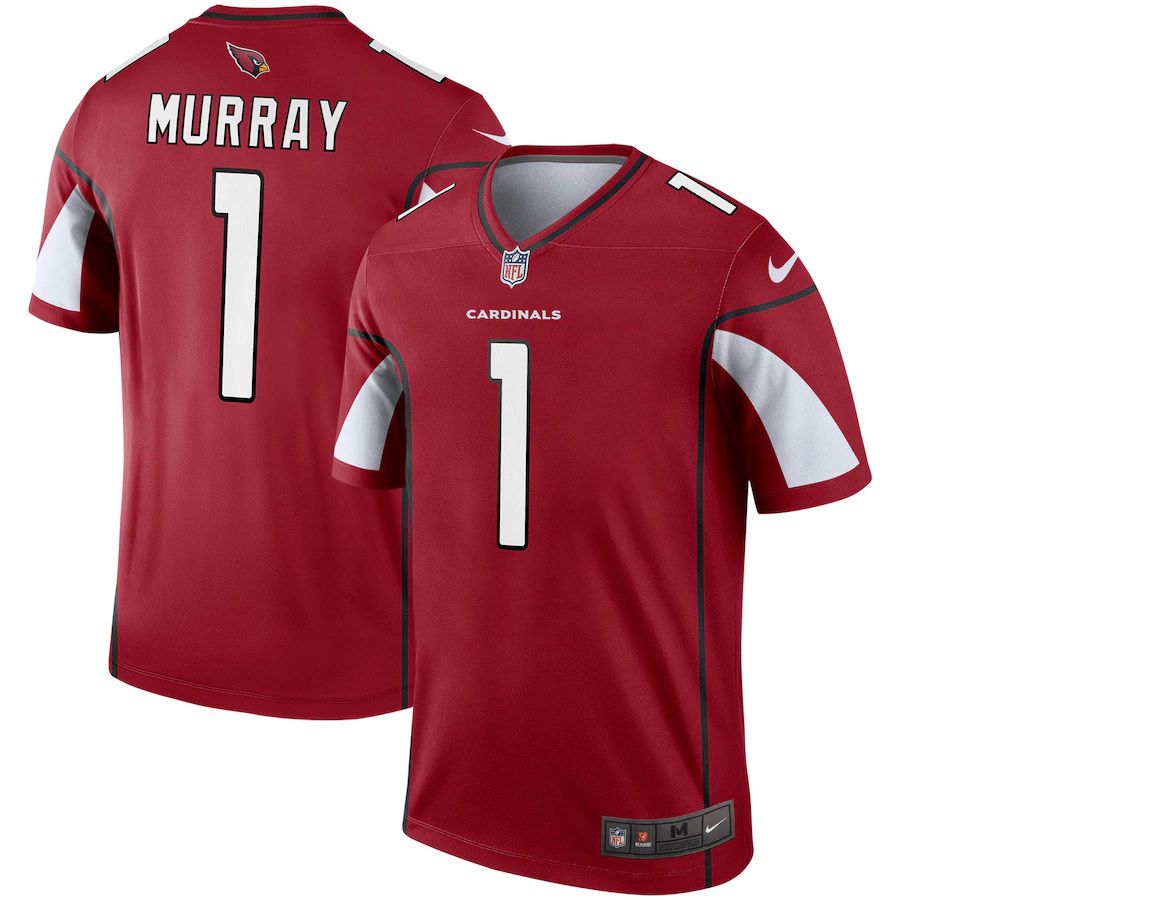 Men Arizona Cardinals 1 Kyler Murray Nike Cardinal Legend Player NFL Jersey